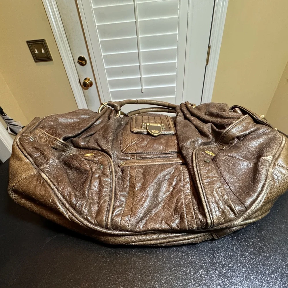 Juicy Couture dark green shoulder bag